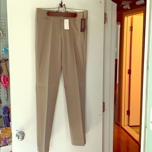 NWT Banana republic Sloan tan trousers size 6
